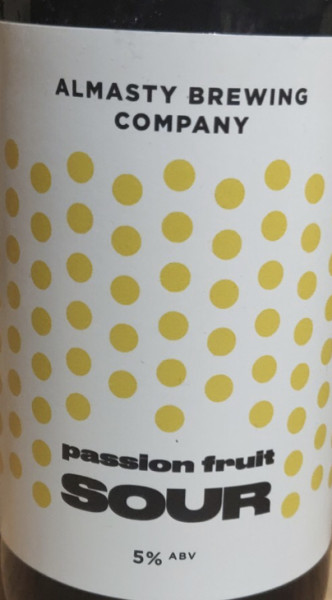 Almasty Brewing Co. Passionfruit Sour