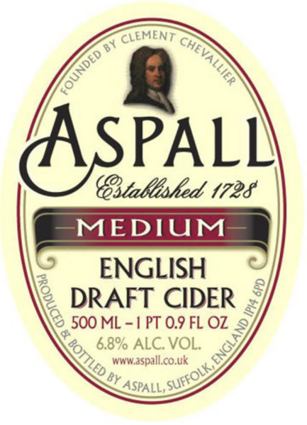 Aspall Cyder Medium Suffolk Cyder