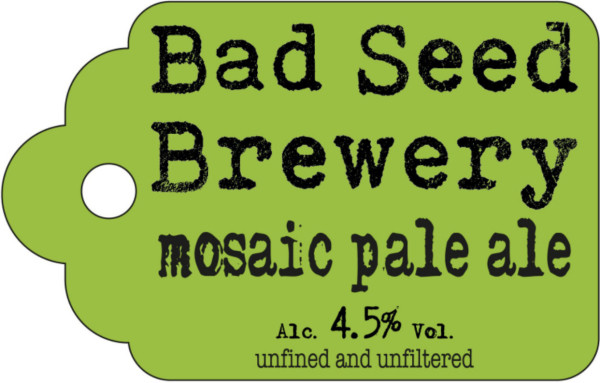Bad Seed Brewery Mosaic Pale Ale