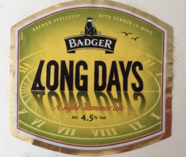 Badger Brewery (Hall & Woodhouse) Long Days