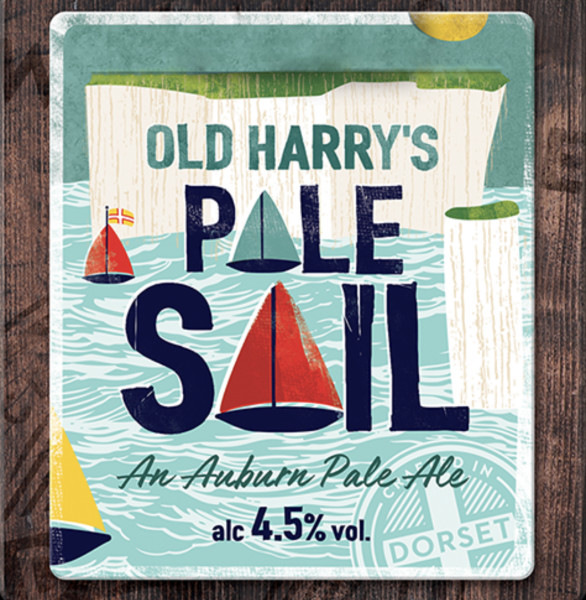 Badger Brewery (Hall & Woodhouse) Old Harry's Pale Sail