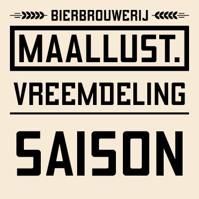 Brouwerij Maallust Vreemdeling 005 Saison