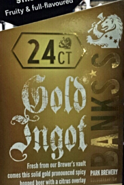 Banks's 24 Ct Gold Ingot