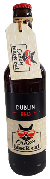 Crazy Black Cat Dublin Red
