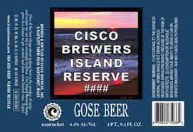 Cisco Brewers Island Reserve Gose