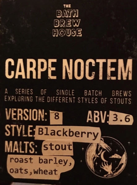 Bath Brew House Carpe Noctem V8