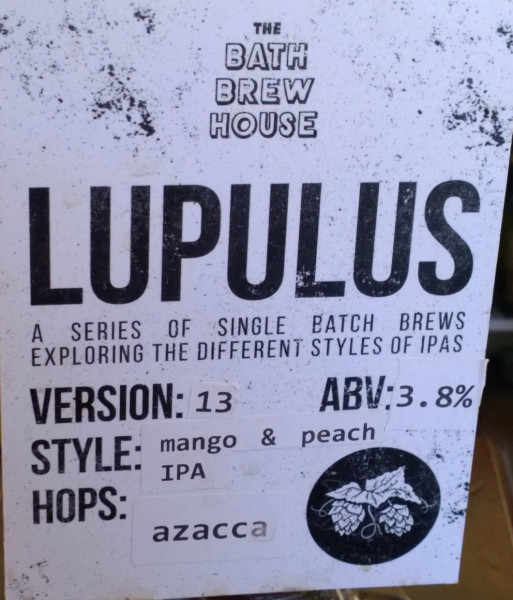 Bath Brew House Lupulus - Version 13 Azacca