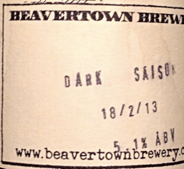 Beavertown Brewery Dark Saison