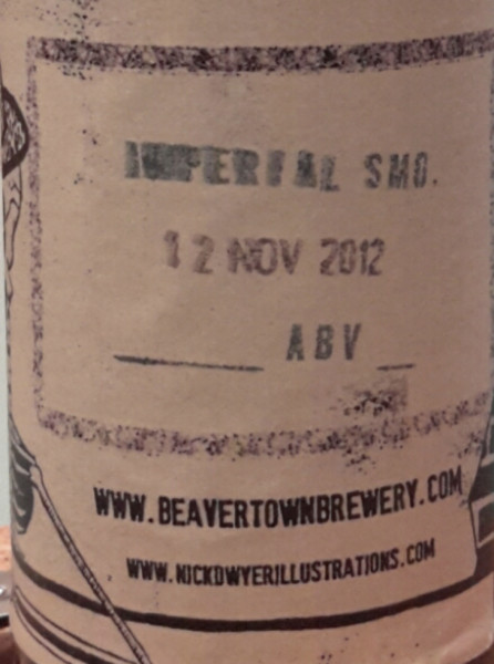 Beavertown Brewery Imperial Smog