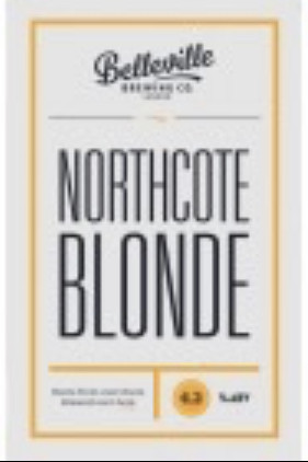 Belleville Brewing Co. Northcote Blonde