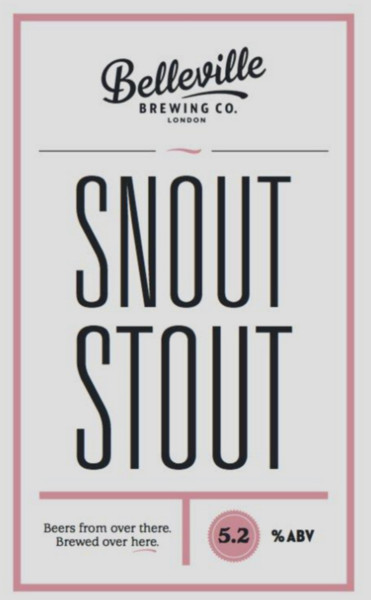 Belleville Brewing Co. Snout Stout