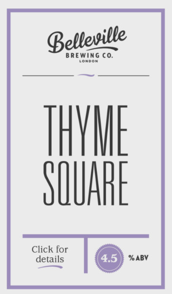 Belleville Brewing Co. Thyme Square