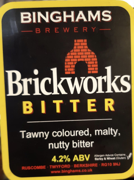 Binghams Brewery Brickworks Bitter
