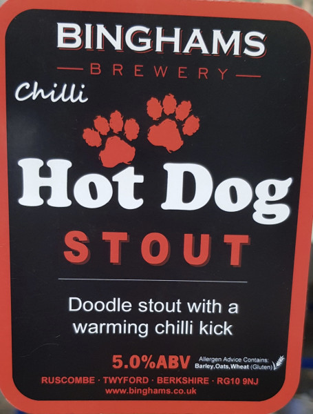 Binghams Brewery Chilli Hot Dog Stout