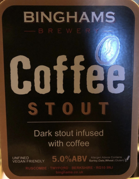 Binghams Brewery Coffee Stout