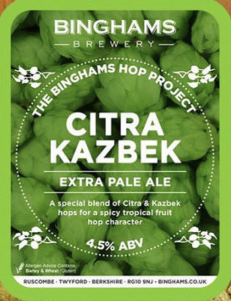 Binghams Brewery Extra Pale Ale - Citra Kazbek