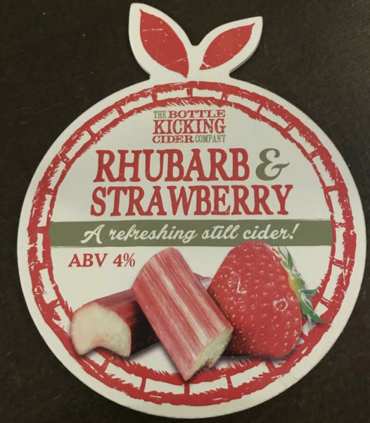 Bottle Kicking Cider Rhubarb & Strawberry