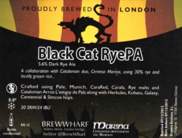 Brew Wharf Black Cat RyePA