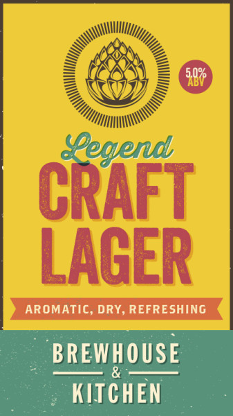 Brewhouse & Kitchen (Hoxton) Legend Craft Lager