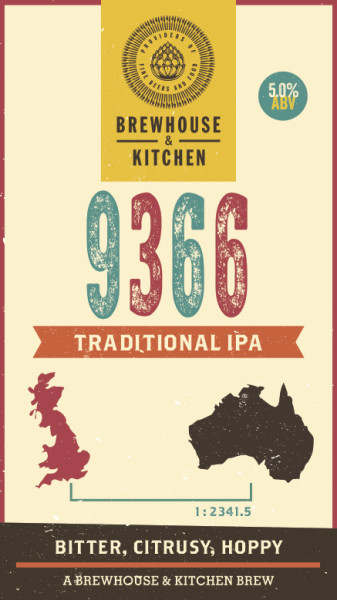 Brewhouse & Kitchen (Southsea) 9366 Traditional IPA