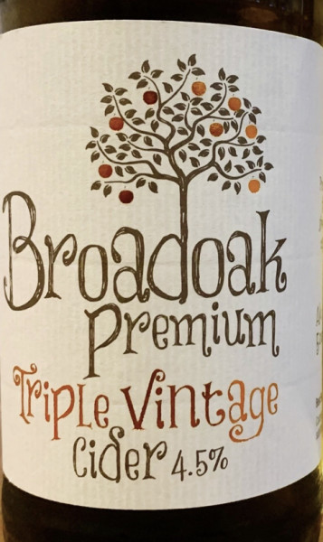 Broadoak Cider Premium Triple Vintage