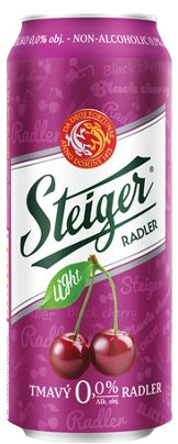 Pivovar Steiger Radler Tmavý 0,0%