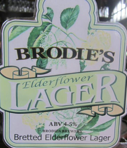 Brodie's Beers Elderflower Lager