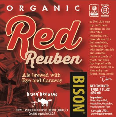 Bison Brewing Company Organic Red Reuben