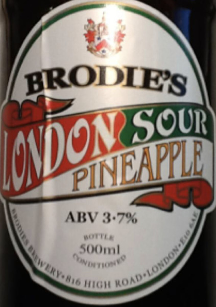 Brodie's Beers London Sour - Pineapple Edition