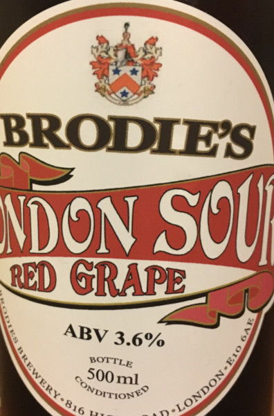 Brodie's Beers London Sour - Red Grape Edition