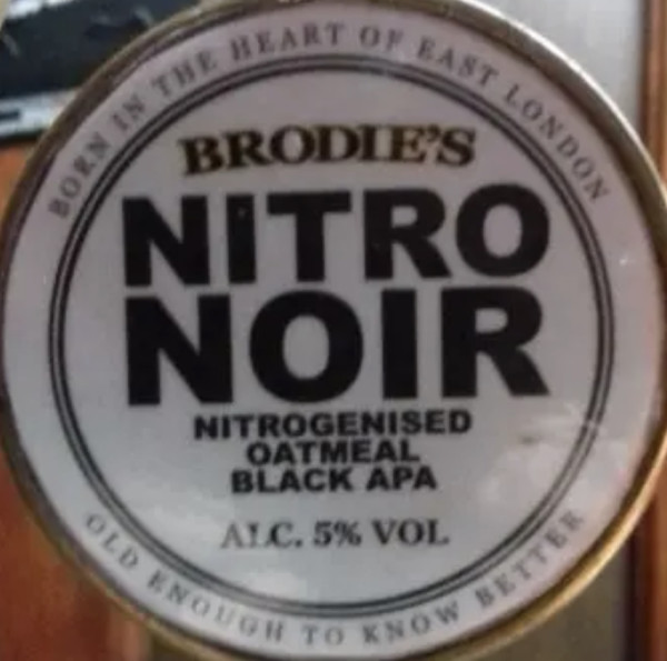 Brodie's Beers Nitro Noir
