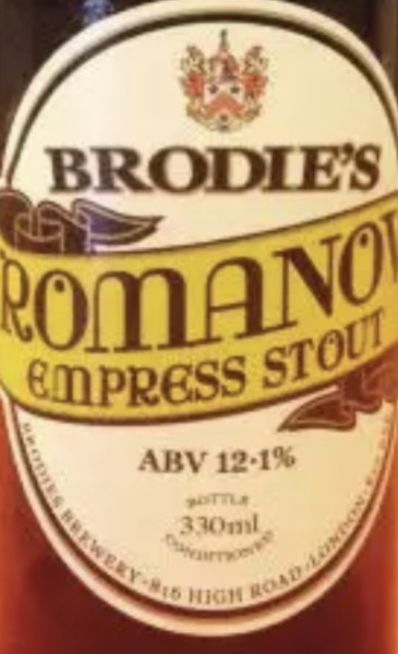 Brodie's Beers Romanov Empress Stout