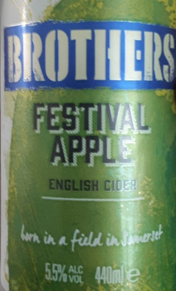 Brothers Cider (Brothers Group) Festival Apple