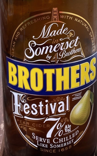 Brothers Cider (Brothers Group) Festival Pear Cider
