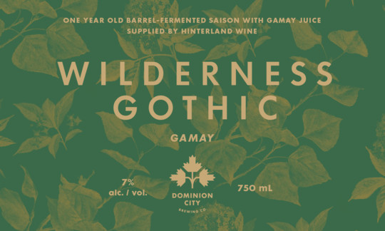 Dominion City Brewing Co. Wilderness Gothic Gamay