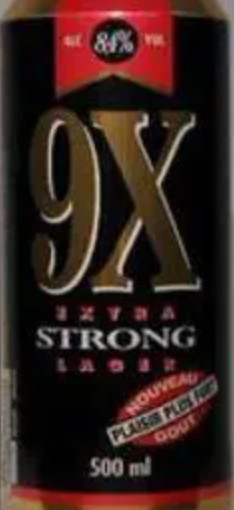 Cains 9X Extra Strong Lager