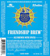 Green Flash Brewing Company Friendship Brew Black Saison