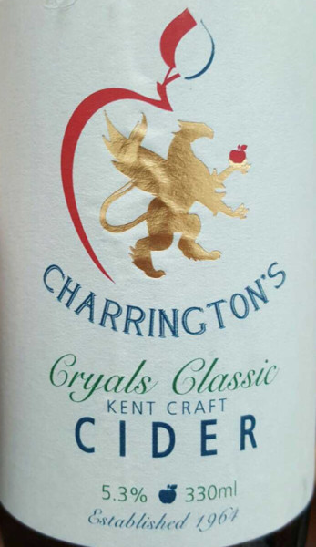 Charrington's Cryals Classic Kent Craft Cider