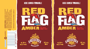 WX Brands (World Brews) Trouble Brewing Red Flag Amber Ale