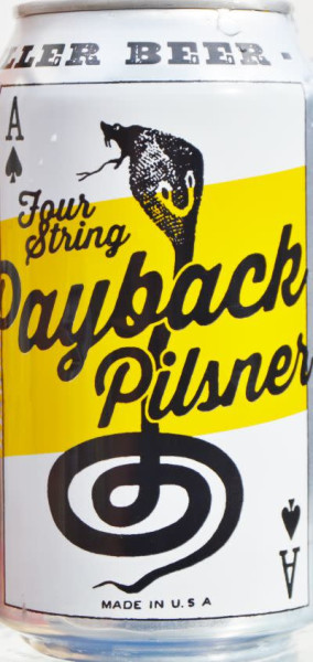 Four String Brewing Company Payback Pilsner