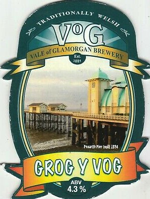 VOG Brewery (Vale Of Glamorgan Brewery) Grog-y-Vog