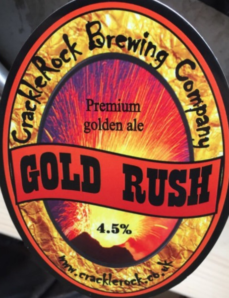 Crackle Rock Gold Rush