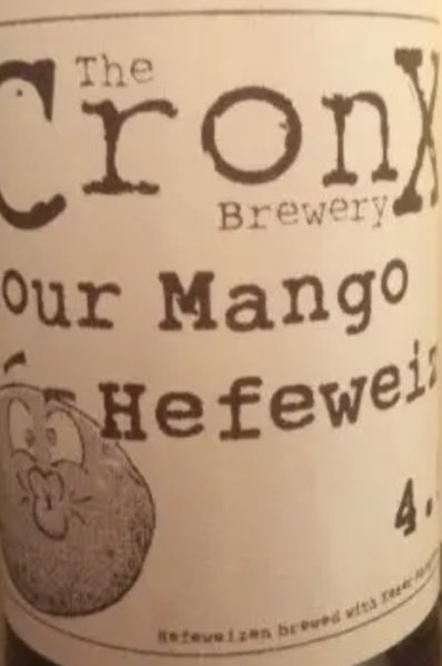 Cronx Brewery Sour Mango Hefeweizen