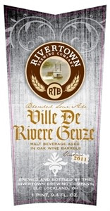 Rivertown Brewing Company Ville De Rivere Geuze
