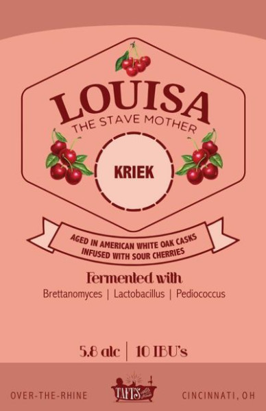 Taft's Brewing Company Louisa Kriek