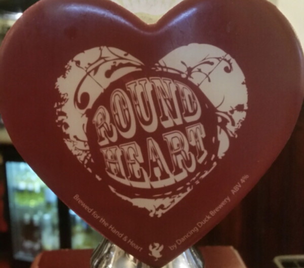 Dancing Duck Brewery Round Heart