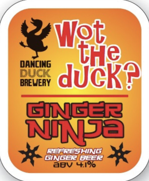 Dancing Duck Brewery Wot The Duck? Ginger Ninja