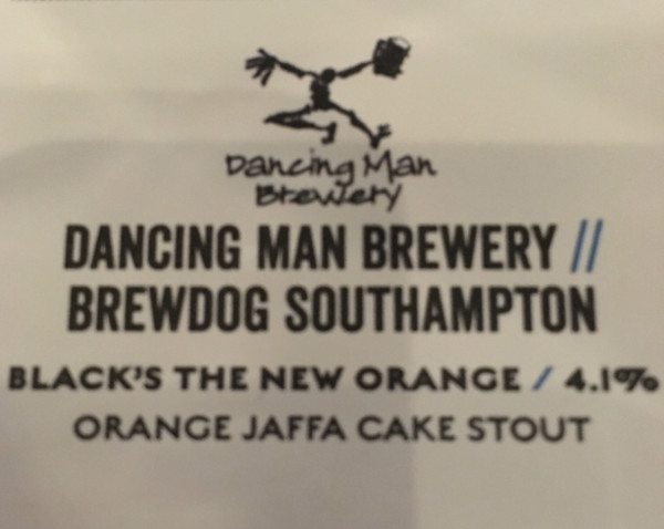 Dancing Man Brewery Black's The New Orange