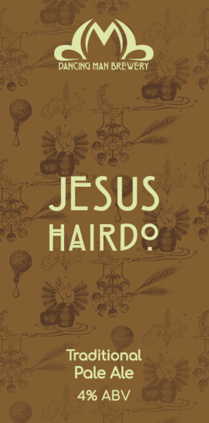 Dancing Man Brewery Jesus Hairdo