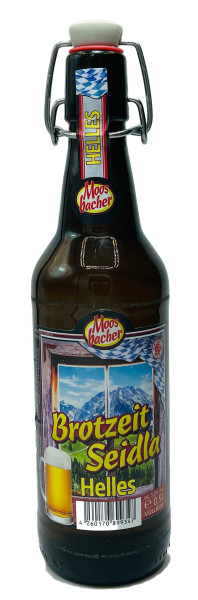 Private Landbrauerei Scheuerer (Moosbacher) Brotzeit Seidla Helles